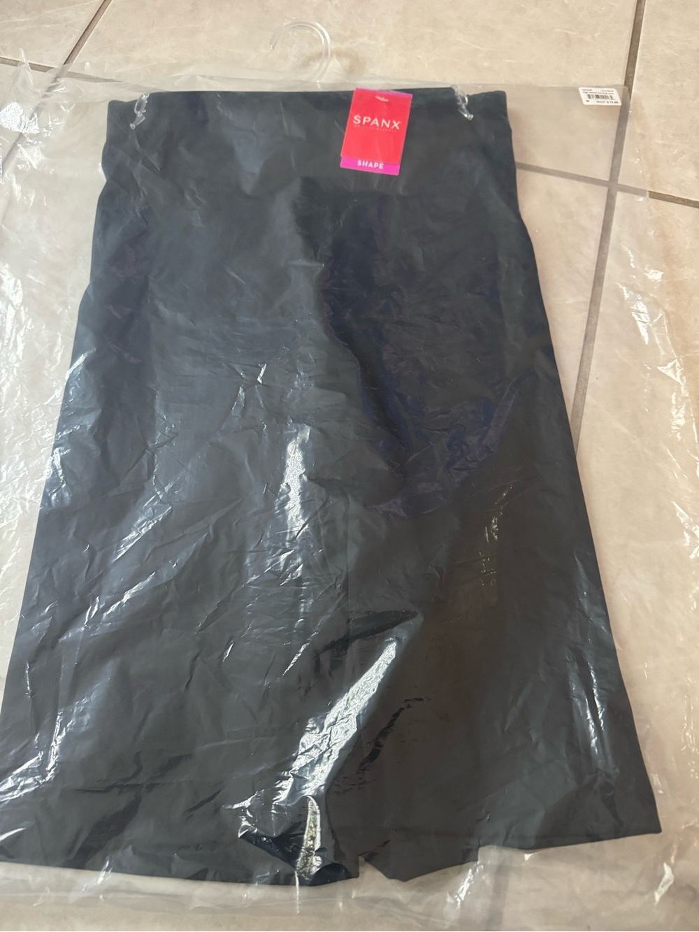 SPANX High-Waist Shaping Shorts — Black-NWT